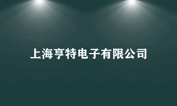 上海亨特电子有限公司