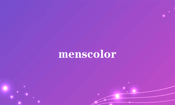 menscolor