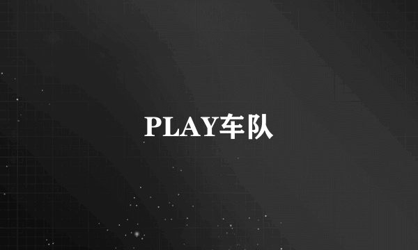 PLAY车队