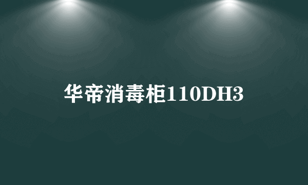 华帝消毒柜110DH3