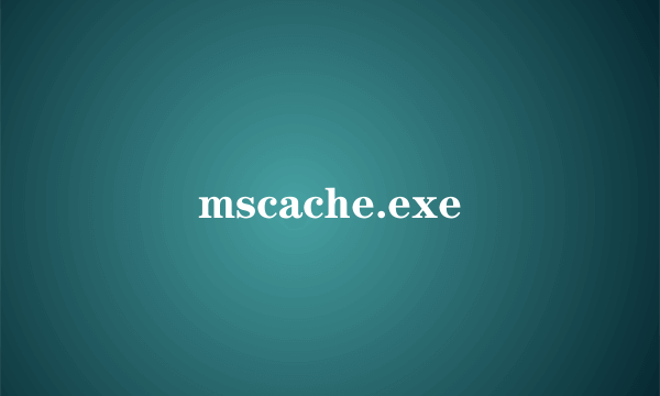 mscache.exe