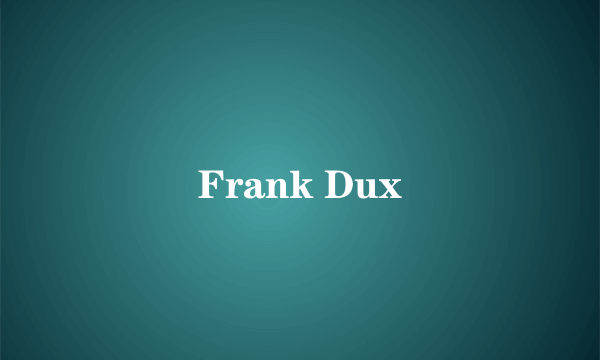 Frank Dux