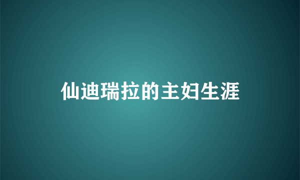 仙迪瑞拉的主妇生涯