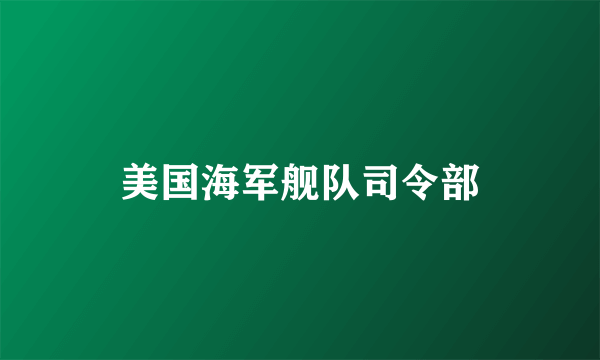 美国海军舰队司令部