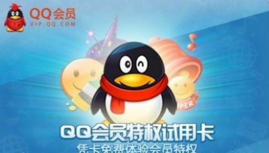 QQ会员特权试用卡