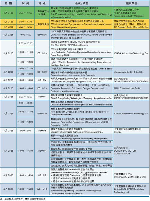 日程计划