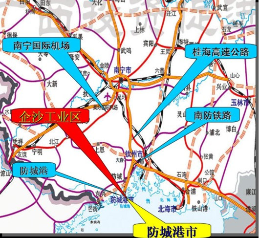 防城港企沙工业园