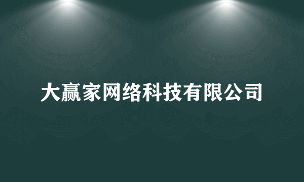 大赢家网络科技有限公司