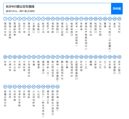 长沙公交903路