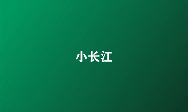 小长江