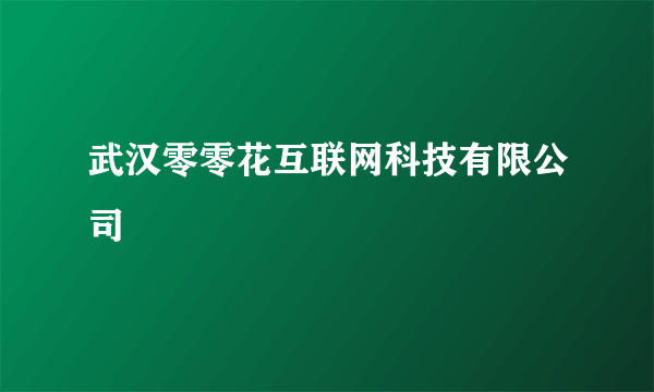 武汉零零花互联网科技有限公司