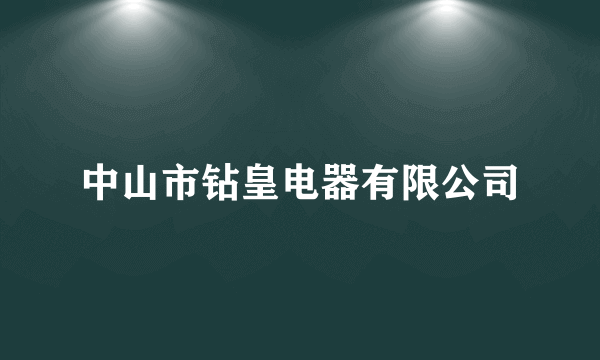 中山市钻皇电器有限公司