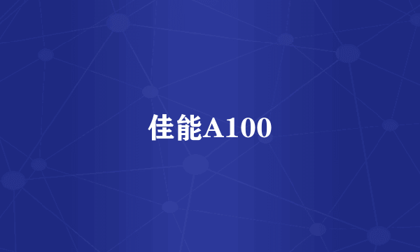 佳能A100