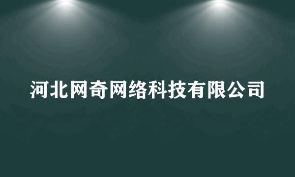 河北网奇网络科技有限公司