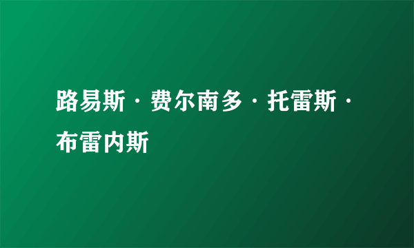 路易斯·费尔南多·托雷斯·布雷内斯