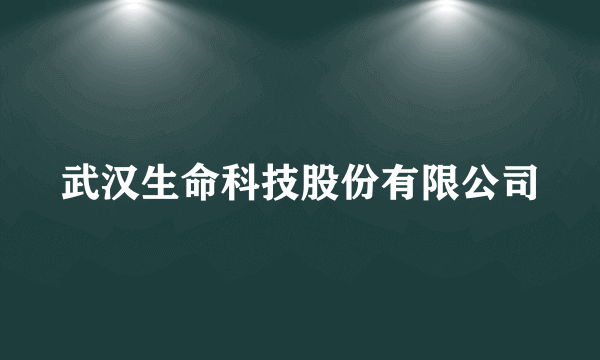 武汉生命科技股份有限公司