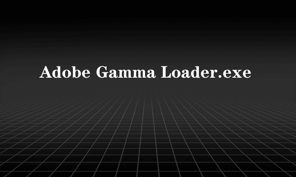 Adobe Gamma Loader.exe