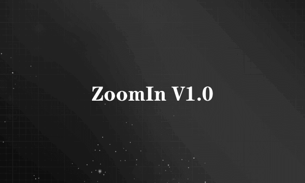 ZoomIn V1.0