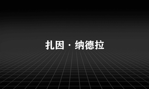 扎因·纳德拉