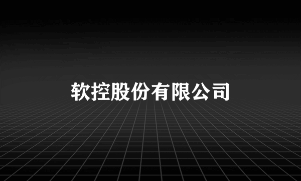 软控股份有限公司