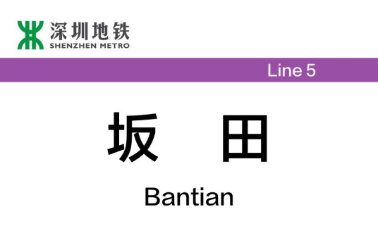 坂田站（中国广东省深圳市境内地铁车站）