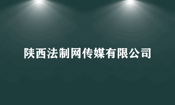 陕西法制网传媒有限公司