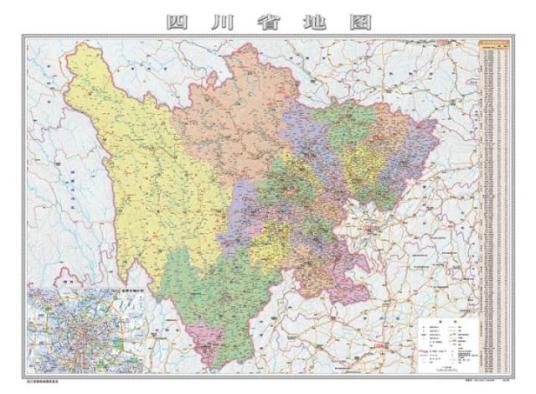 四川省地图（四川省民政厅、省测绘地理信息局发布的地图）