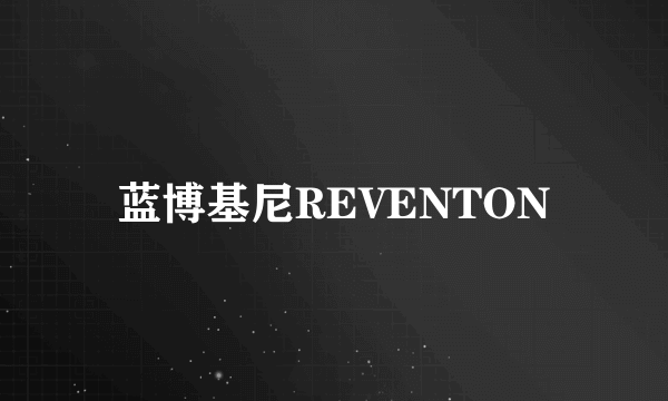 蓝博基尼REVENTON