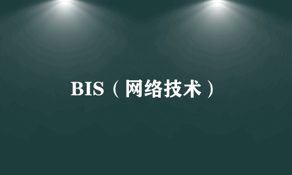 BIS（网络技术）