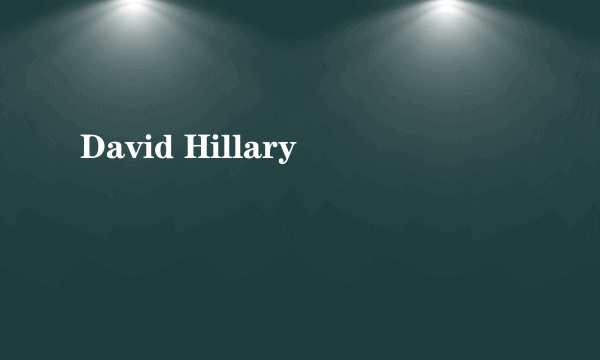 David Hillary