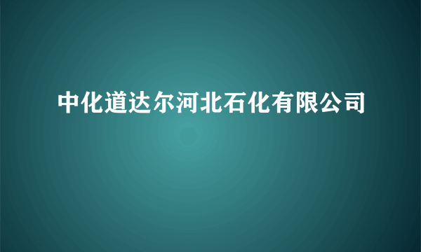 中化道达尔河北石化有限公司