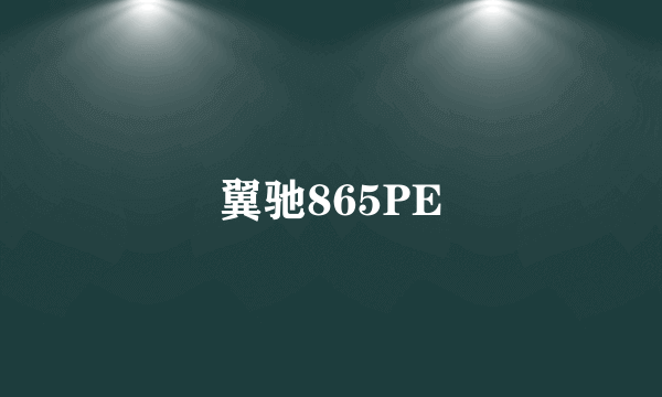 翼驰865PE