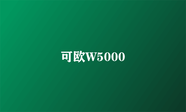 可欧W5000