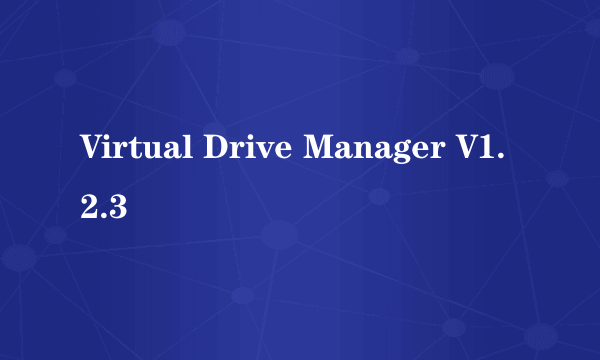 Virtual Drive Manager V1.2.3