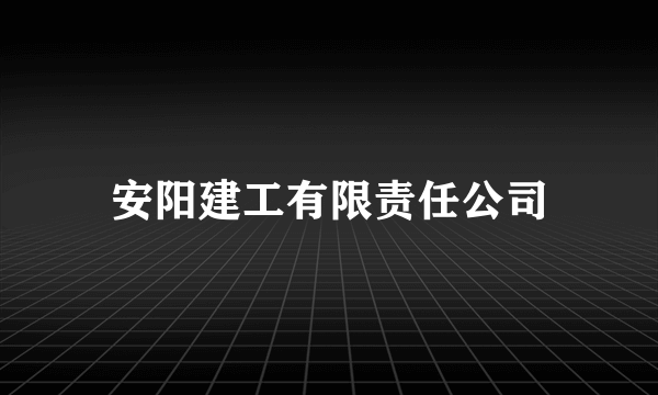 安阳建工有限责任公司