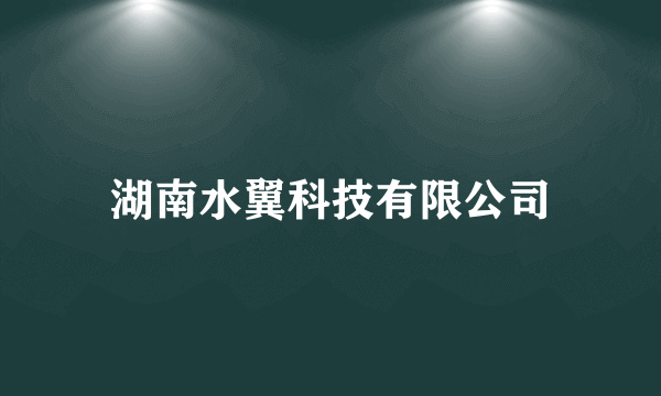 湖南水翼科技有限公司