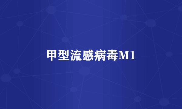 甲型流感病毒M1