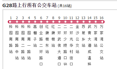 成都公交G28路