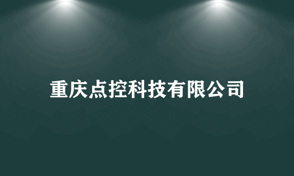 重庆点控科技有限公司