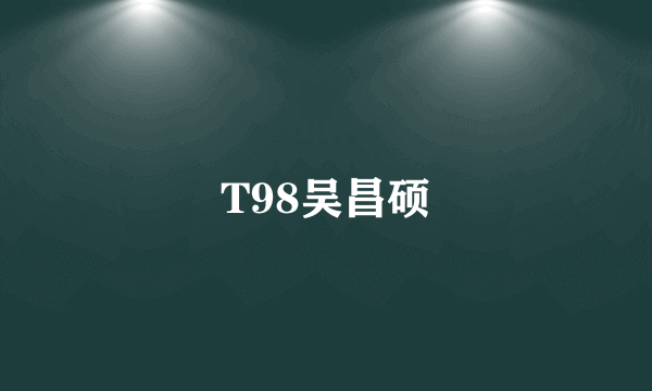 T98吴昌硕