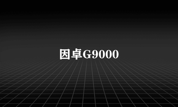 因卓G9000