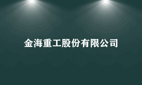 金海重工股份有限公司