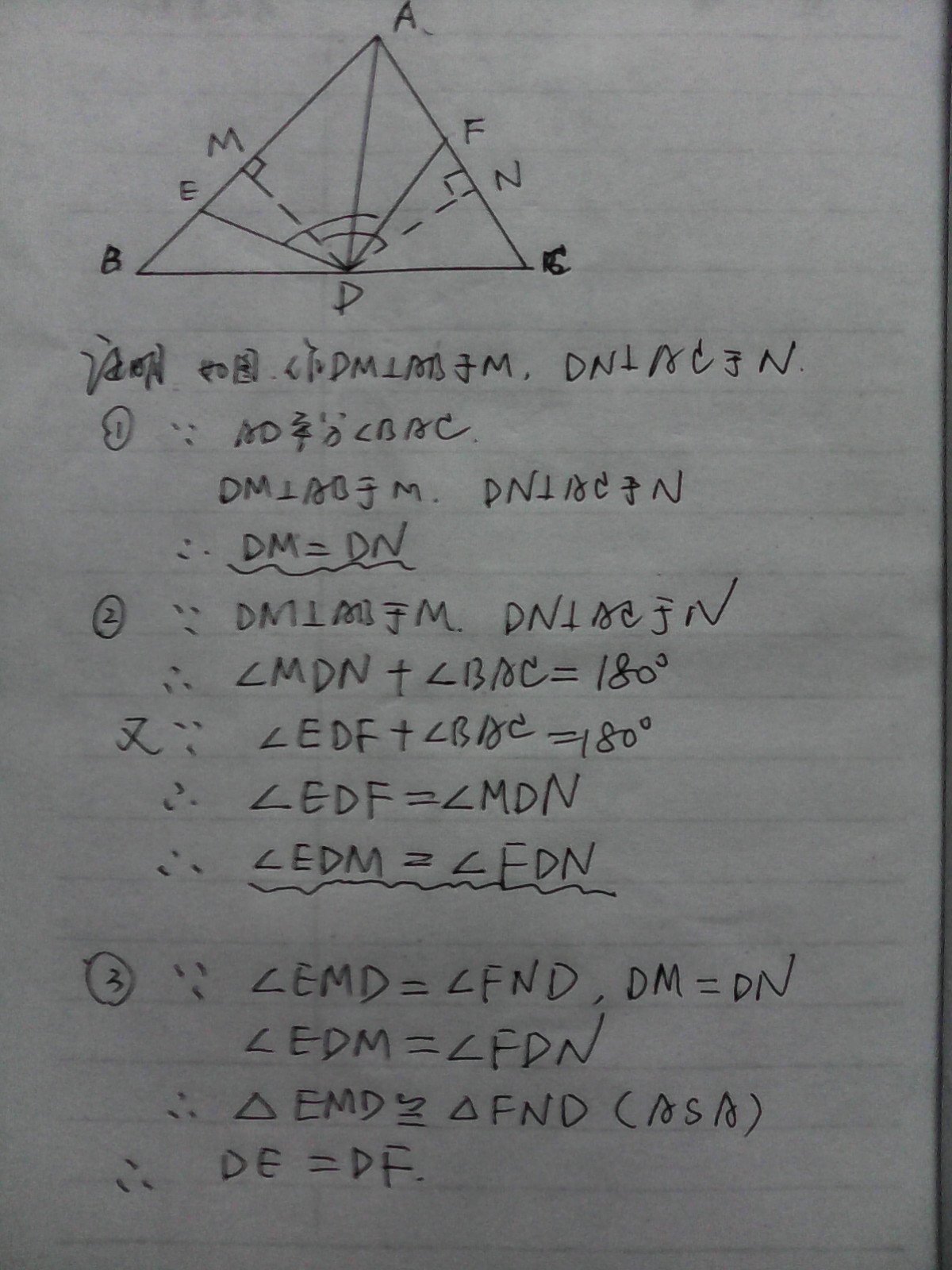 八年级上学期数学练习题