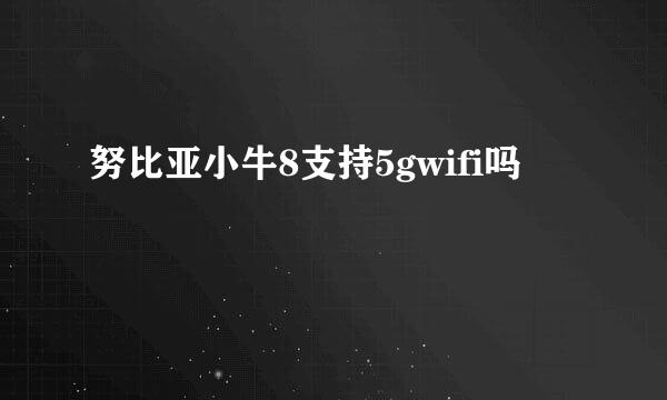 努比亚小牛8支持5gwifi吗