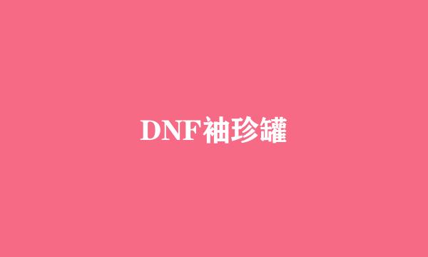 DNF袖珍罐