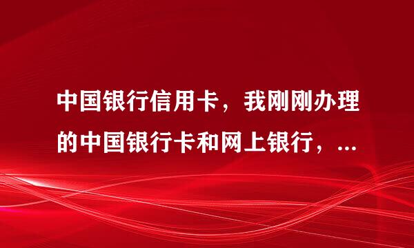 中国银行信用卡，我刚刚办理的中国银行卡和网上银行，想申请信用卡可以吗？ 还需要什么？