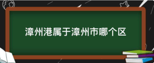 漳州港属于漳州市哪个区