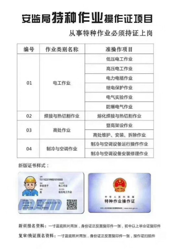 特种作业操作证和特种作业操作资格证书有区别吗