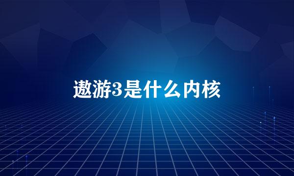 遨游3是什么内核