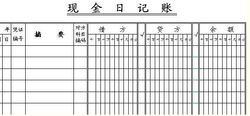 现金日记账登记错误。如何修改？